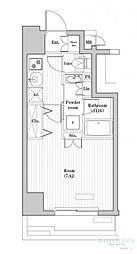 レジデンス北大塚 1Kの間取図画像