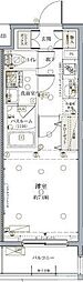 CREVISTA板橋ときわ台 1Kの間取図画像