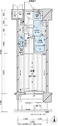 メインステージパーク大山 1Kの間取図画像