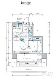 メインステージ浮間舟渡 2Kの間取図画像