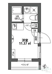 WithCKamata ワンルームの間取図画像