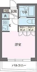 PARKFRONT西新宿 ワンルームの間取図画像