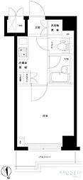 ルーブル大井町参番館 1Kの間取図画像