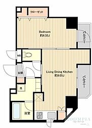 プライムアーバン板橋区役所前 1LDKの間取図画像
