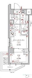 クレイシアIDZ練馬富士見台 1DKの間取図画像