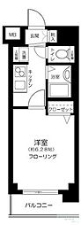 グローバン本所吾妻橋 1Kの間取図画像