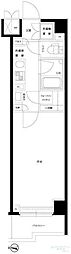 ルーブル中野本町 1Kの間取図画像
