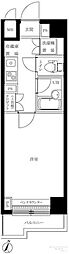 ルーブル明大前 1Kの間取図画像