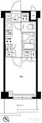 ルーブル目黒不動前 1Kの間取図画像