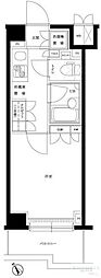 ルーブル目黒不動前 1Kの間取図画像