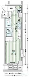 メインステージ久我山 1Kの間取図画像