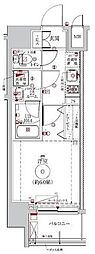 LUMEED横濱南 1Kの間取図画像
