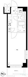ルーブル新中野 1Kの間取図画像
