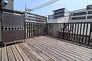 心地よい風と眺望を楽しめるバルコニー