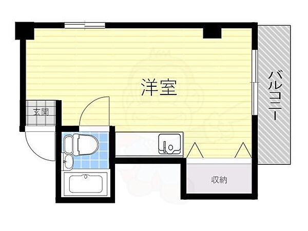 キャロル豊中駅前 ｜大阪府豊中市本町３丁目(賃貸マンション1R・4階・21.97㎡)の写真 その2