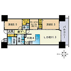 物件の間取り