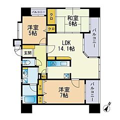 物件の間取り