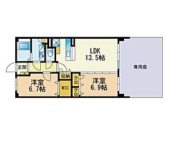グッドウッドS 2LDKの間取図画像