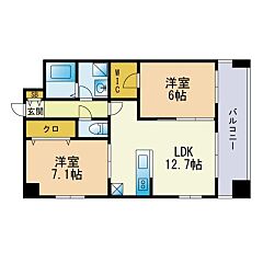 物件の間取り