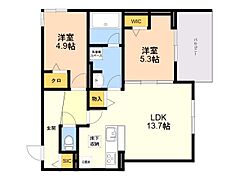 物件の間取り