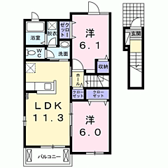 物件の間取り