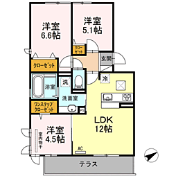 間取図画像 3LDK