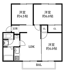 物件の間取り