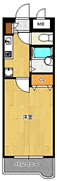 スタジオアパートメントオクダ 1Kの間取図画像