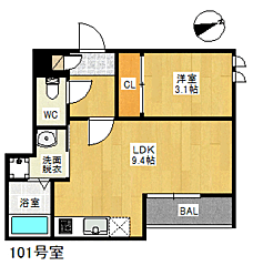 物件の間取り