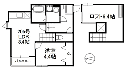 アットイーズ三苫駅前 1LDKの間取図画像
