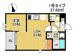 物件の間取り