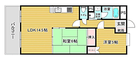 リファレンス箱崎 302 ｜ 福岡県福岡市東区箱崎ふ頭３丁目（賃貸マンション2LDK・3階・55.00㎡） その2