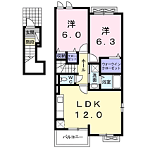 フーガ宮司浜Ｂ 201 ｜ 福岡県福津市宮司浜１丁目1-17（賃貸アパート2LDK・2階・57.76㎡） その2