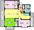 テラ青葉1号館4階7.3万円