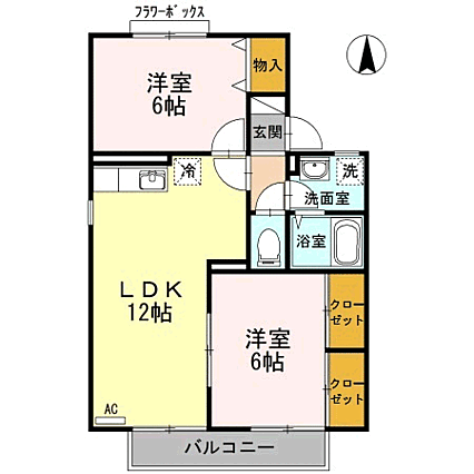 セジュール中央_間取り_0