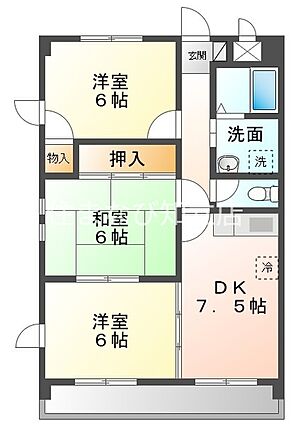 ジュネス保田3_間取り_0