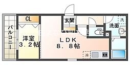 間取図画像 1LDK