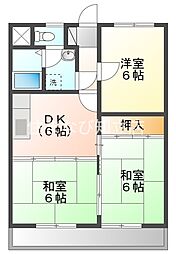 間取図画像 3DK