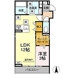 間取図画像 1LDK
