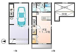 アイビー神明 ワンルームの間取図画像