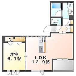 MOANAGRANDRESIDENCE 1LDKの間取図画像