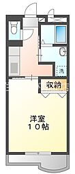 ステュディオ石ノ戸 1Kの間取図画像