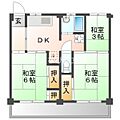 ビレッジハウス湯山1号棟1階5.8万円