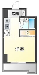 SOCIO刈谷新富町 2階ワンルームの間取り