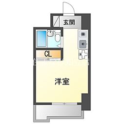 SOCIO刈谷新富町 1階ワンルームの間取り