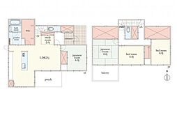 空家　坂戸市塚越　中古一戸建て 4LDKの間取り