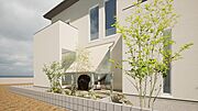 現地モデルハウス（11.12号地）完成予想パース