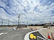 分譲地内へ入っても約6mの道路が続くのでお子様も安心して通行して頂けます！