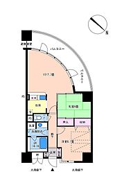 マリントピア天橋立5号館 2LDKの間取図画像