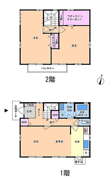 間取りを拡大表示